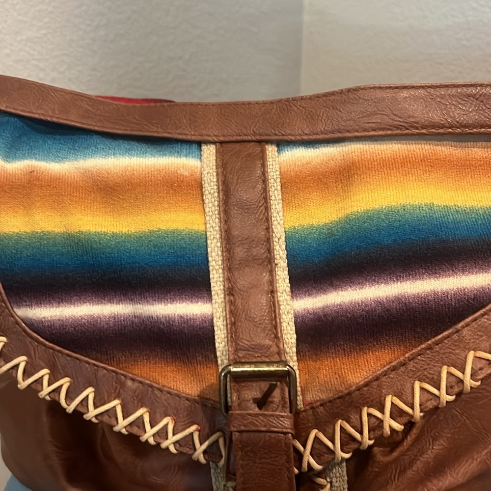 Western Themed Tote Purse With Aztec Pattern And … - image 3